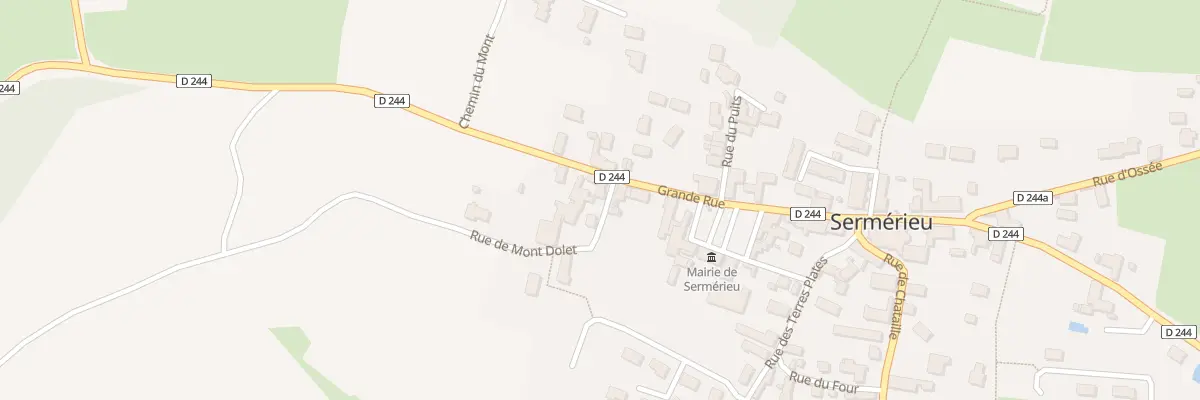 Plan du 22B Rue de Mont Dolet à Sermérieu
