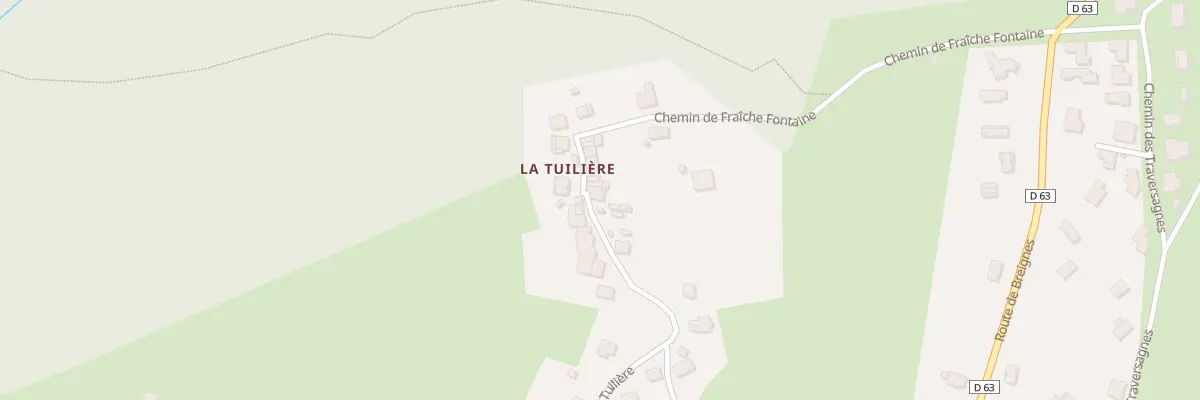 Plan du 660 Che de la Tuilière à Jujurieux
