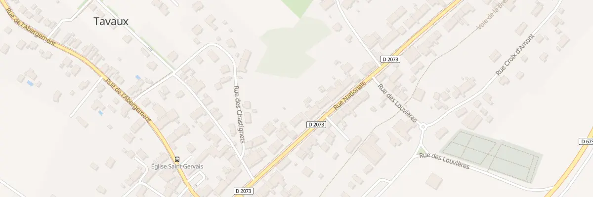 Plan du 54 Rue Nationale à Tavaux