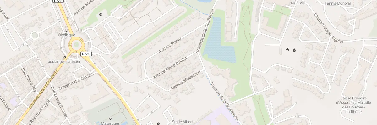 Plan du 36 Av Marie Balajat à Marseille 9e Arrondissement