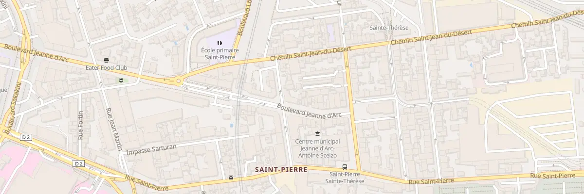 Plan du 119 Bd Jeanne d’Arc à Marseille 5e Arrondissement