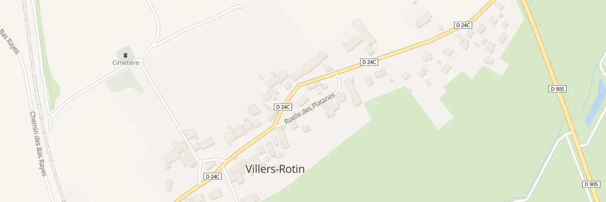 Plan du 4 Rle des Platanes à Villers-Rotin