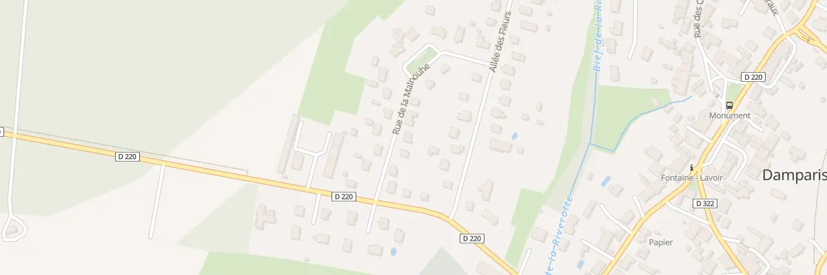Plan du 6 Rue de la Malnouhe à Damparis