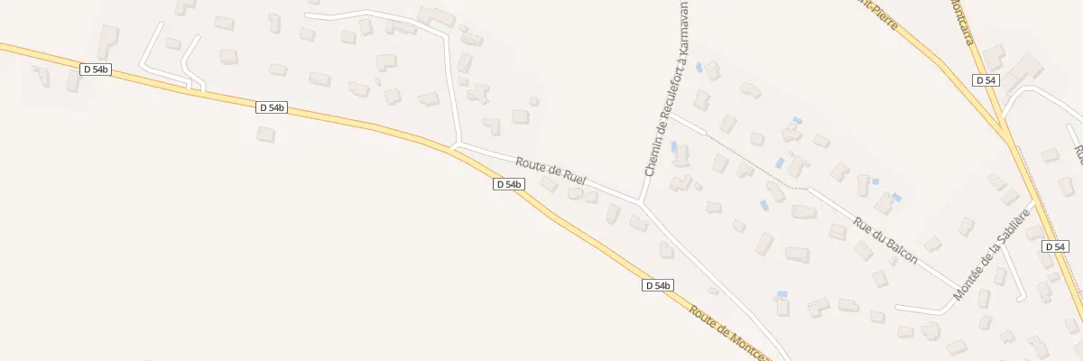 Plan du 7 Rte de Ruel à Rochetoirin
