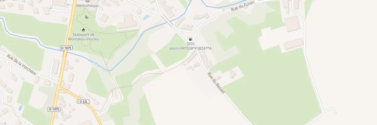 Plan du 28 Rue du Besset à Montalieu-Vercieu