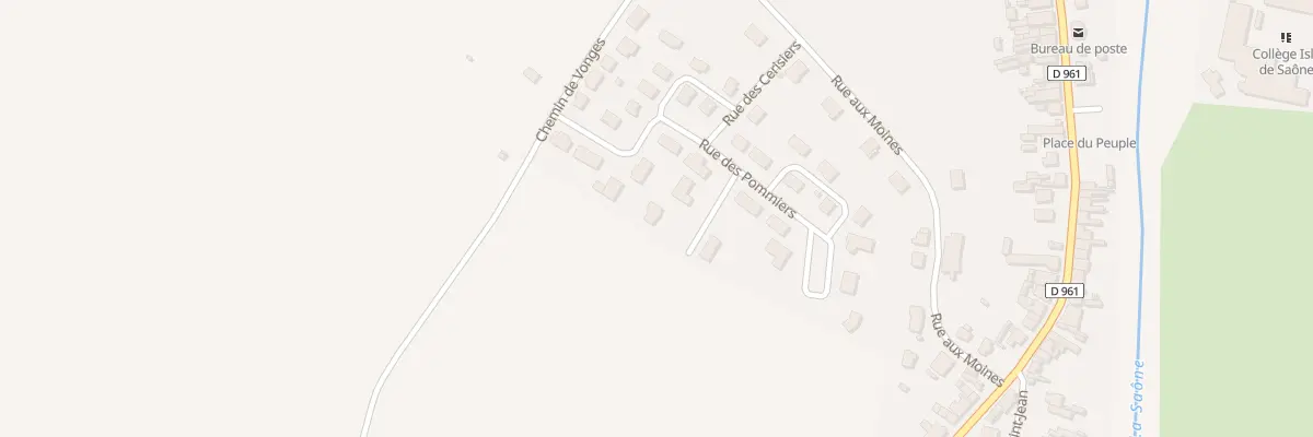 Plan du 6 Rue des Pruniers à Pontailler-sur-Saône