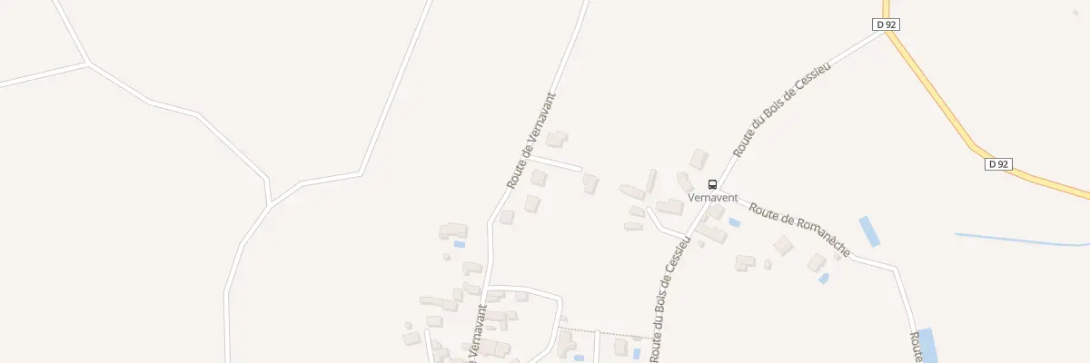 Plan du 51 Rte de Vernavent à Rochetoirin