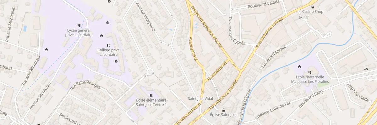 Plan du 12 Av Abbe J B Fouque à Marseille 13e Arrondissement