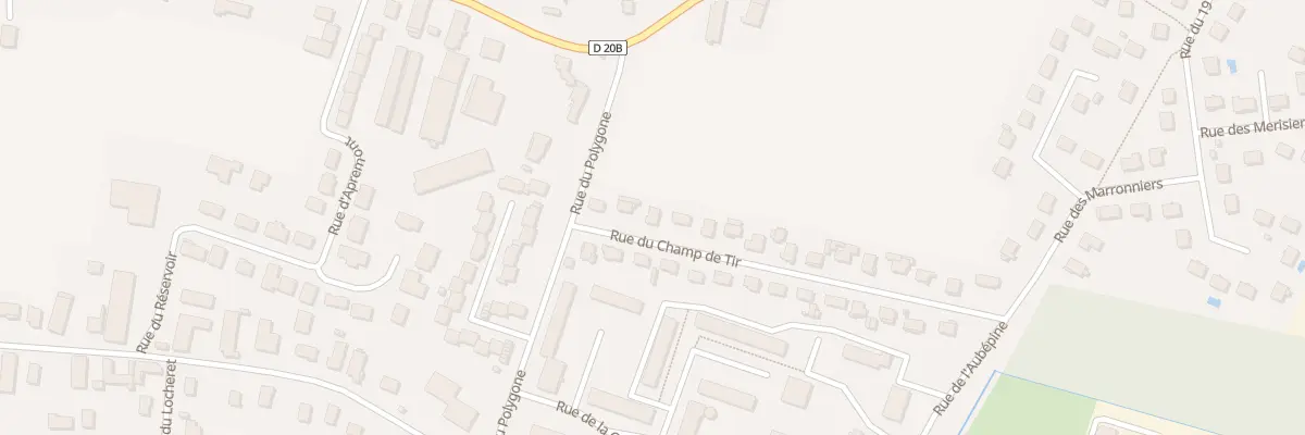 Plan du 6 Rue du Champ de Tir à Auxonne