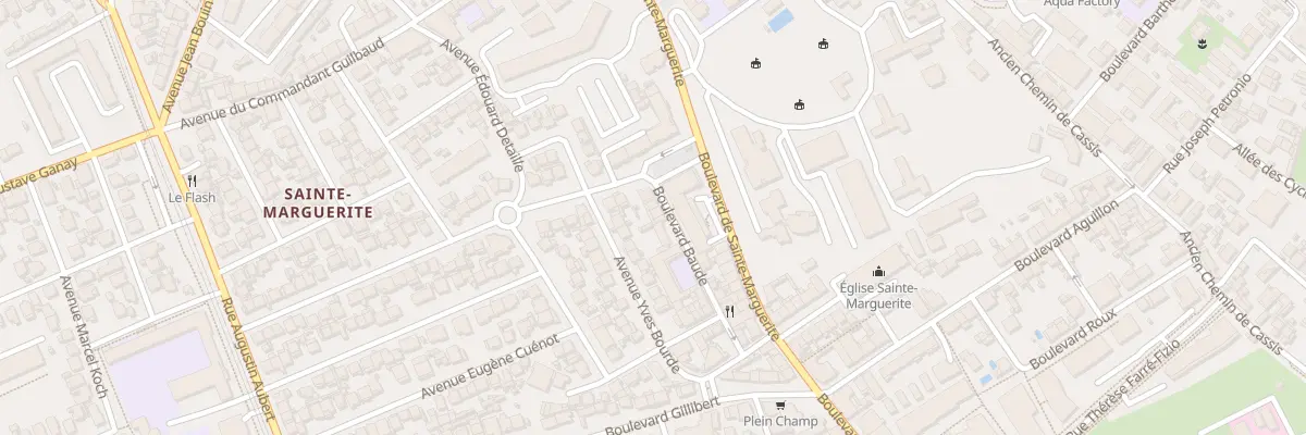 Plan du 8 Bd Baude à Marseille 9e Arrondissement