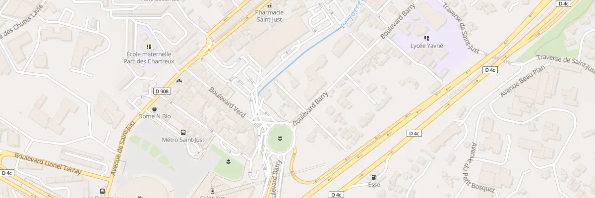 Plan du 13 Bd Barry à Marseille 13e Arrondissement