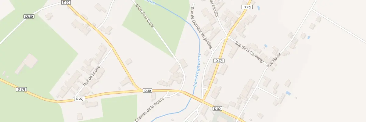 Plan du 2 All de la Croix à Saint-Maurice-sur-Vingeanne