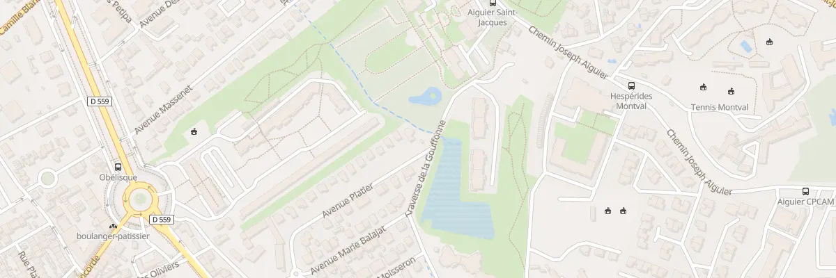 Plan du 27 Av Platier à Marseille 9e Arrondissement