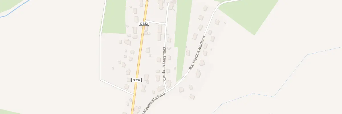Plan du 64 Rue du 19 Mars 1962 à Chaussin