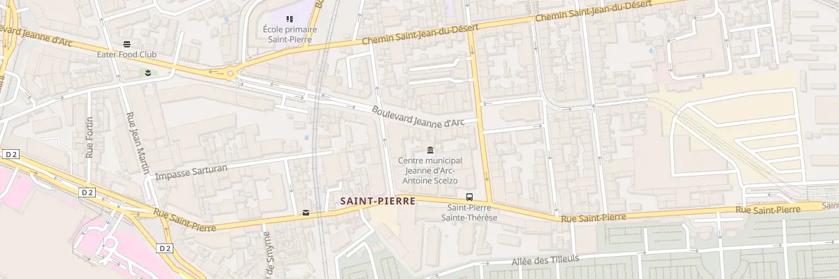 Plan du 124 Bd Jeanne d’Arc à Marseille 5e Arrondissement