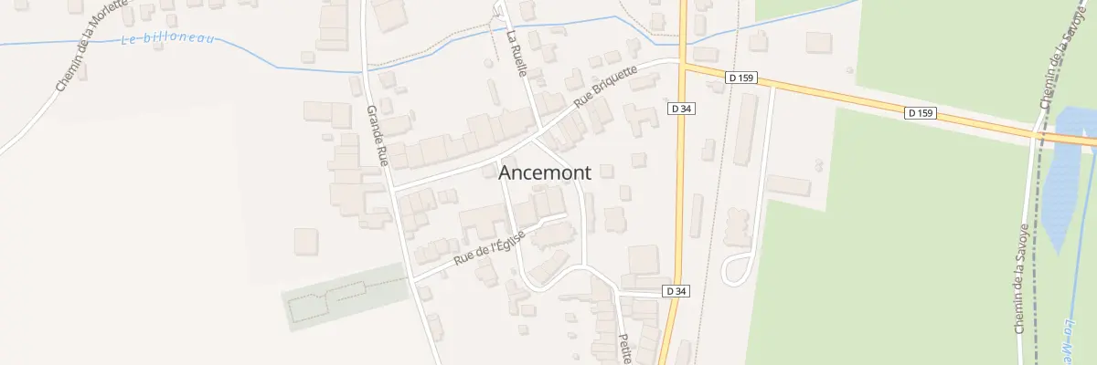 Plan du 2 Rue de l’Eglise à Ancemont