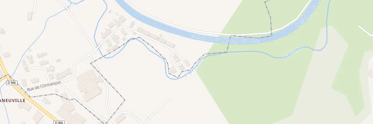 Plan du 6 Rue du Canal à Tréveray
