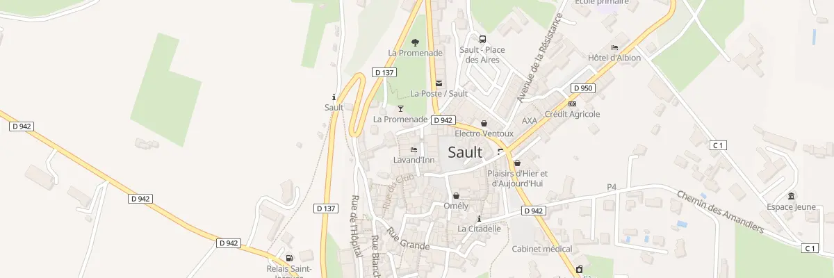 Plan du 5143 Pl du Château à Sault