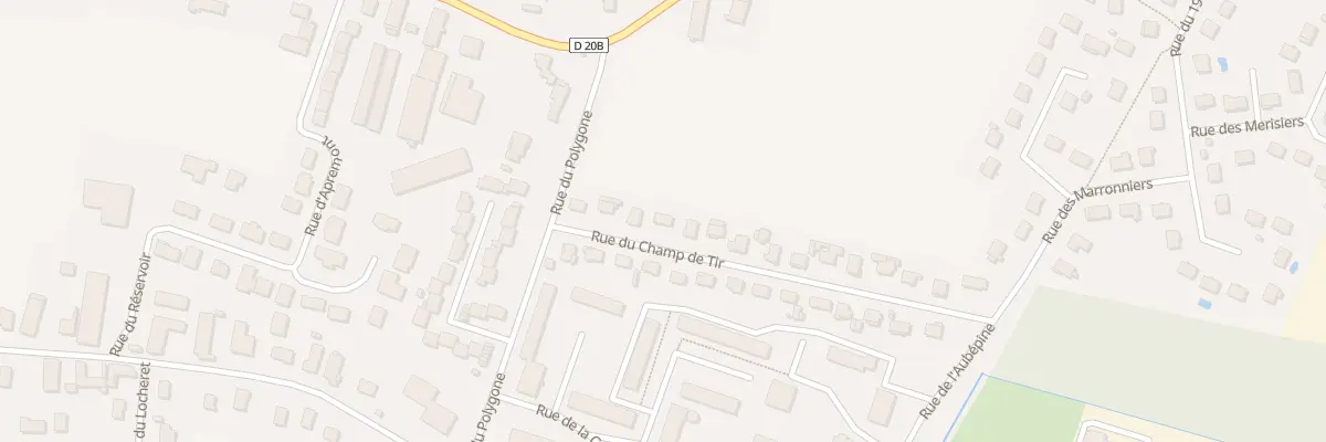 Plan du 8 Rue du Champ de Tir à Auxonne