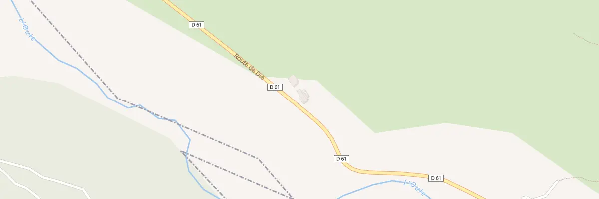 Plan du 615 Rte de Die à Rottier