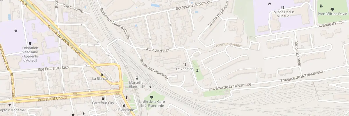 Plan du 28 Av Haiti à Marseille 4e Arrondissement