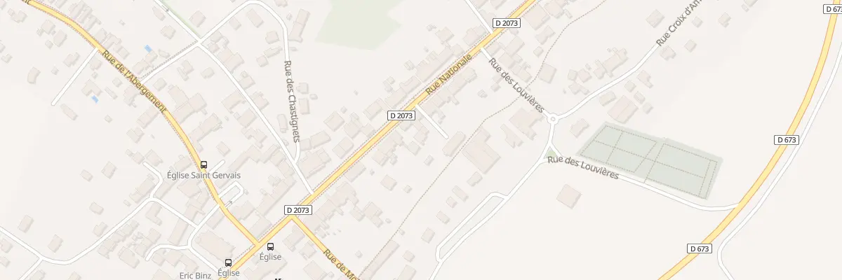 Plan du 57B Rue Nationale à Tavaux