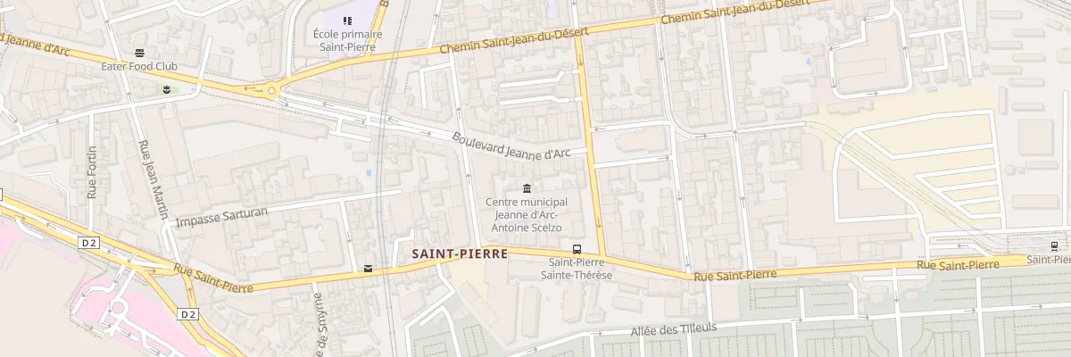 Plan du 128 Bd Jeanne d’Arc à Marseille 5e Arrondissement