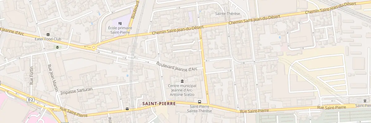 Plan du 133 Bd Jeanne d’Arc à Marseille 5e Arrondissement