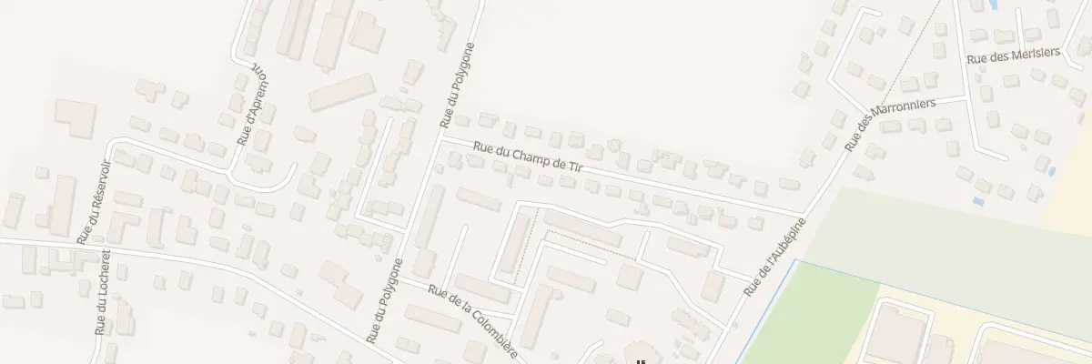 Plan du 9 Rue du Champ de Tir à Auxonne