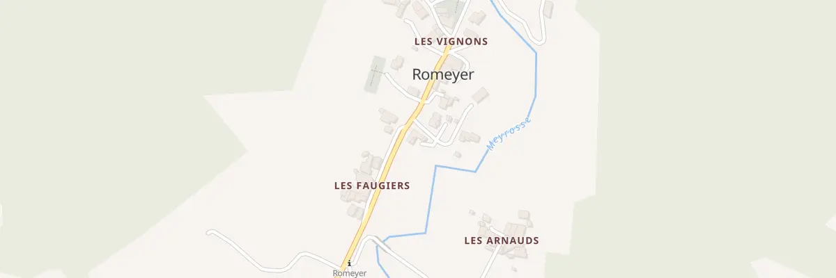 Plan du 20 Imp Saint Marcel à Romeyer