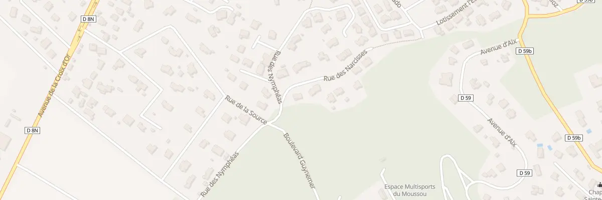 Plan du 46 Chemin des Narcisses à Bouc-Bel-Air