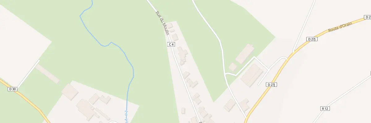 Plan du 28 Rue du Moulin à Saint-Maurice-sur-Vingeanne