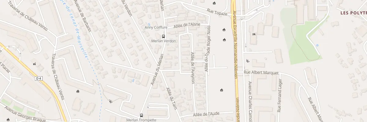 Plan du 2 Esp de l’Amitie à Marseille 13e Arrondissement