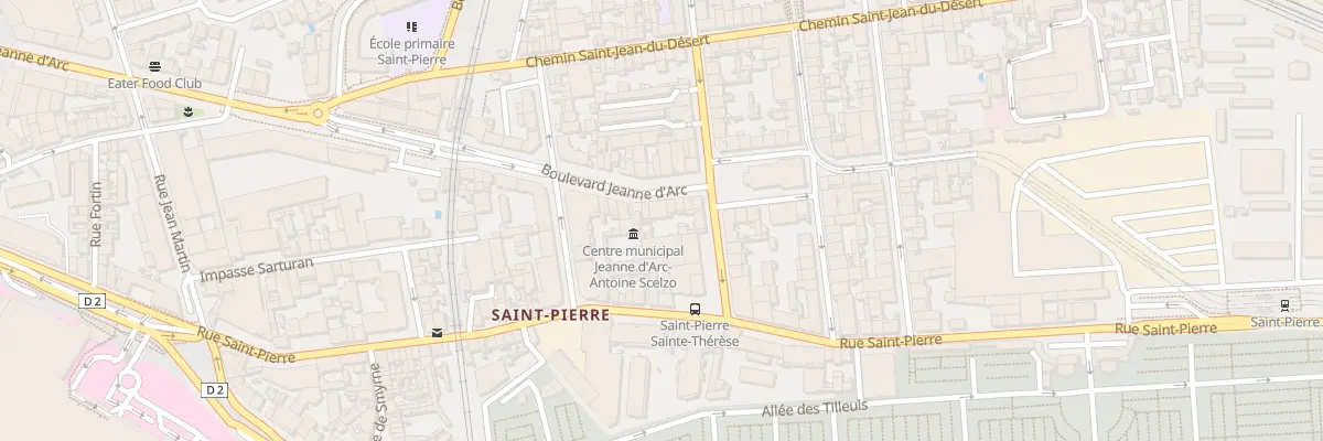 Plan du 132 Bd Jeanne d’Arc à Marseille 5e Arrondissement