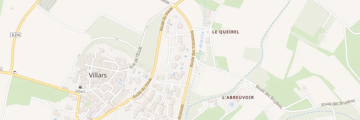 Plan du 9301F La Cote Saint Jaume à Villars