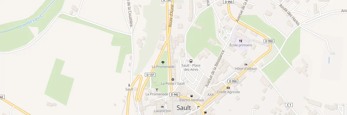 Plan du 11 Pl des Aires à Sault