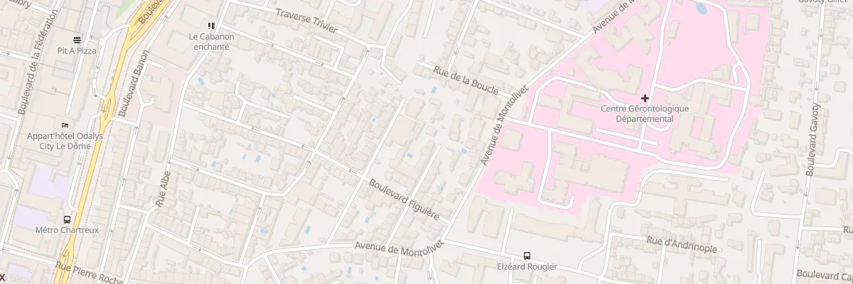 Plan du 28 Rue pagliano à Marseille 4e Arrondissement