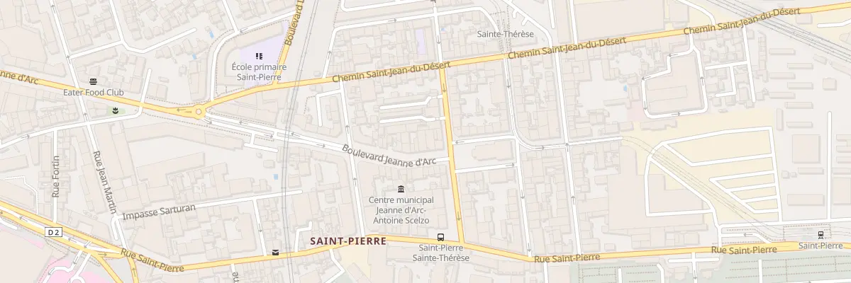 Plan du 137 Bd Jeanne d’Arc à Marseille 5e Arrondissement