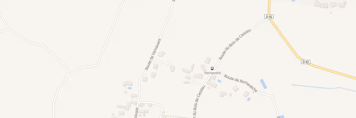 Plan du 47 Rte de Vernavent à Rochetoirin