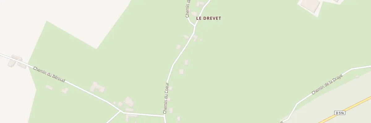 Plan du 14 Che du Coeur à Montrevel
