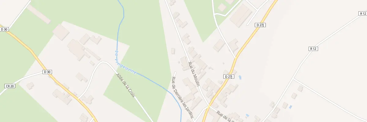 Plan du 7 Rue du Moulin à Saint-Maurice-sur-Vingeanne