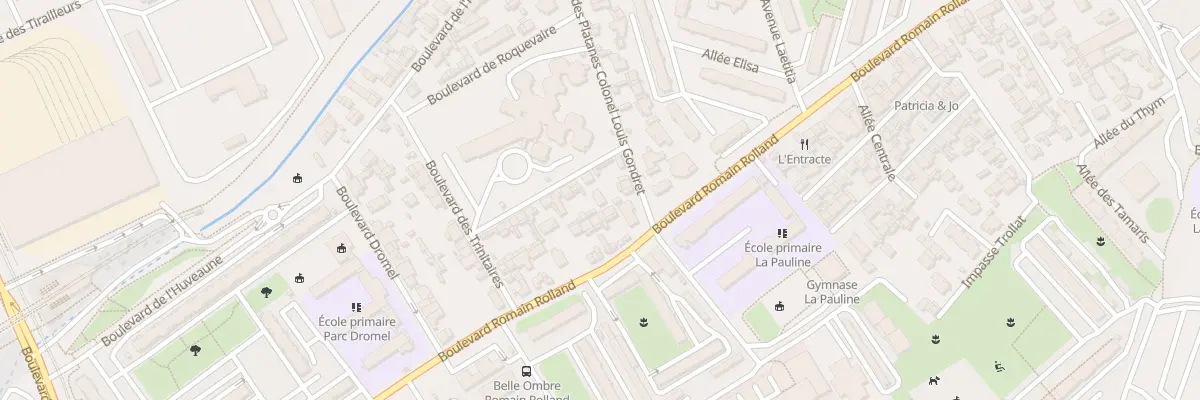 Plan du 28 Av des Trinitaires à Marseille 9e Arrondissement