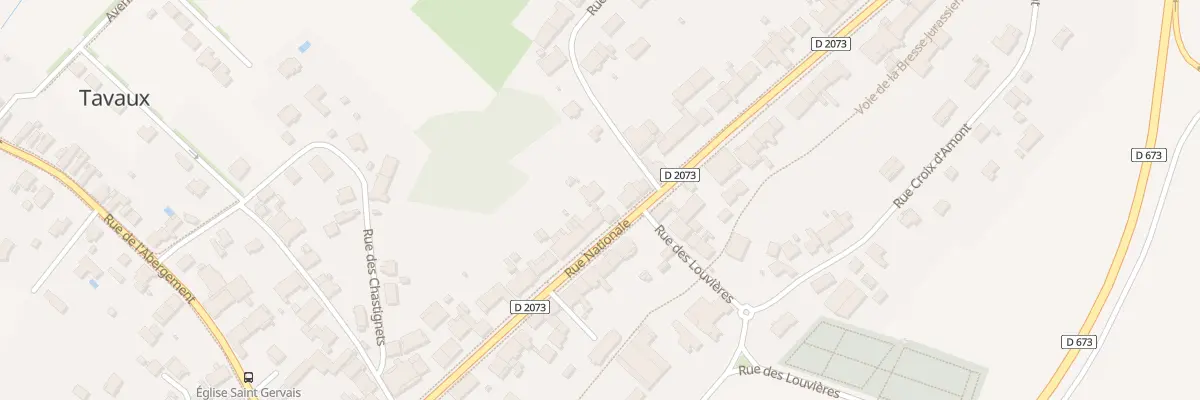 Plan du 46 Rue Nationale à Tavaux