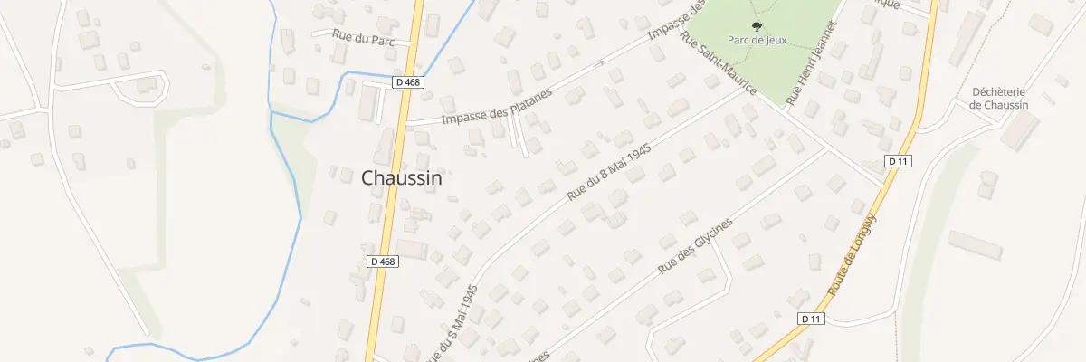Plan du 13 Rue du 8 Mai 1945 à Chaussin