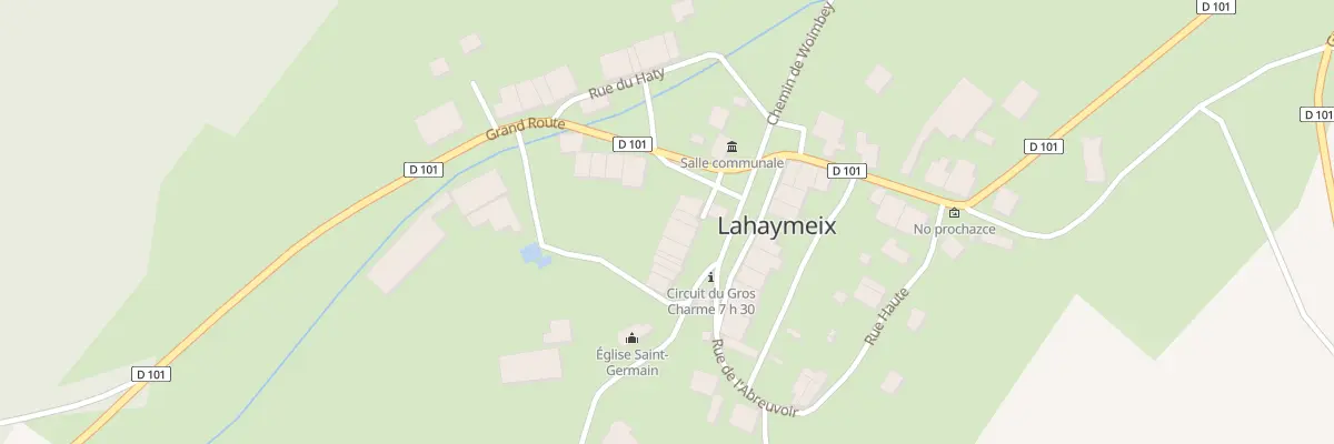 Plan du 8 Rue de l’Eglise à Lahaymeix