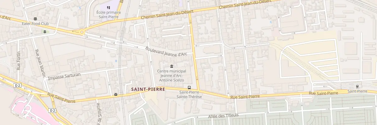 Plan du 138 Bd Jeanne d’Arc à Marseille 5e Arrondissement