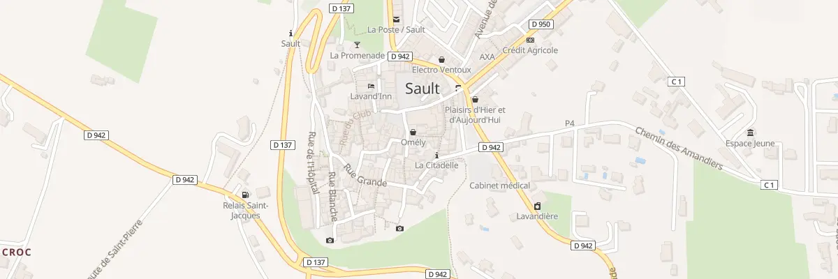 Plan du 5054 La Ville à Sault