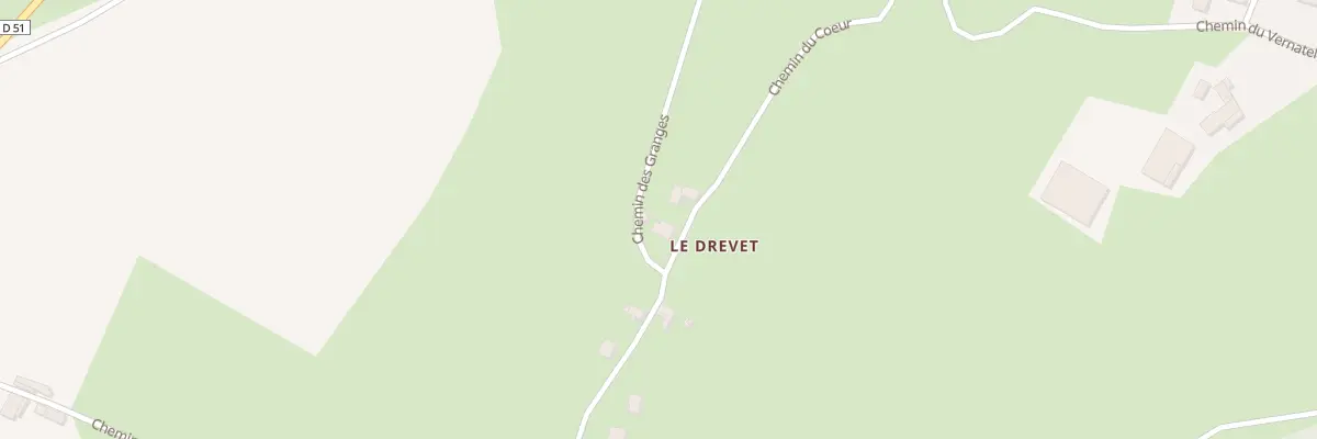 Plan du 21 Che du Coeur à Montrevel