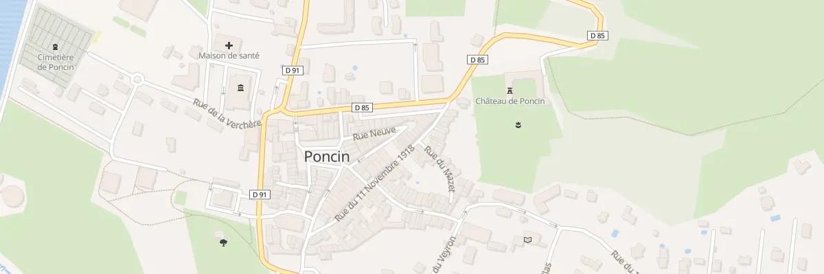 Plan du 49 Rue du 11 Novembre 1918 à Poncin