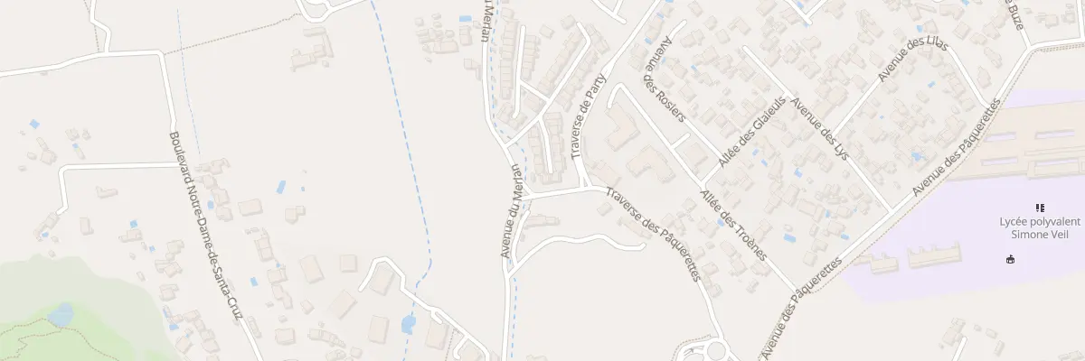 Plan du 132 Av du Merlan à Marseille 14e Arrondissement